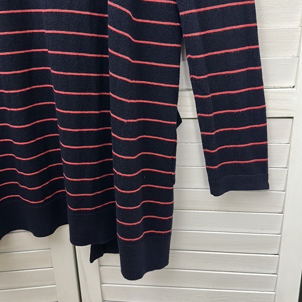 Talbots Cardigan Medium Longline Open Front Like New - Picture 12 of 14